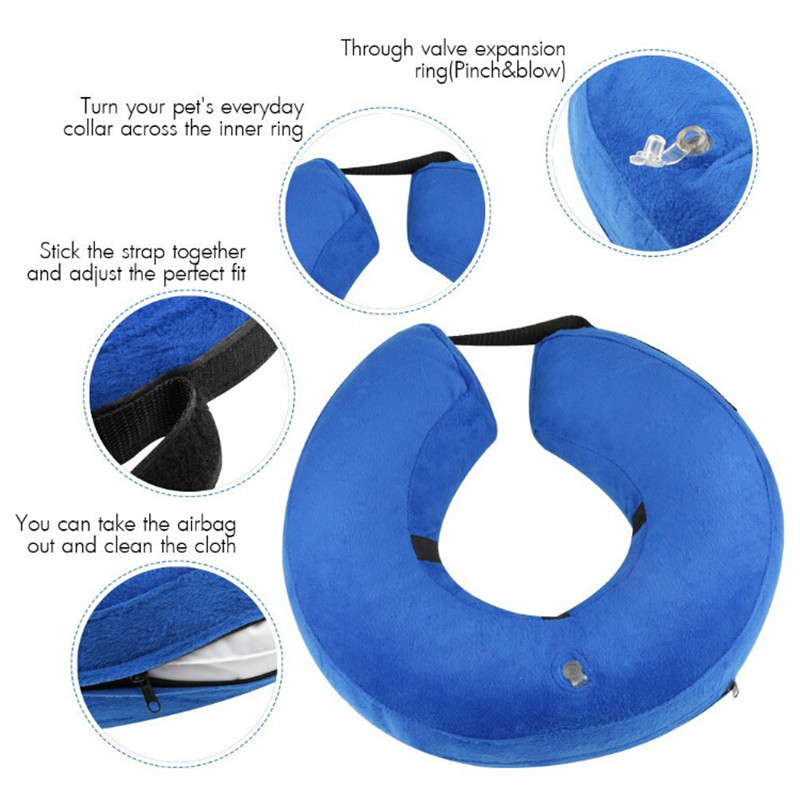 Inflatable Dog Neck Pillow Cone Inflatable Dog Neck Pillow Cone