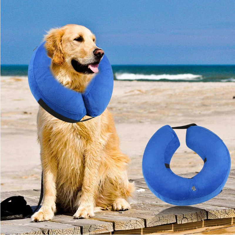 Inflatable Dog Neck Pillow Cone Inflatable Dog Neck Pillow Cone