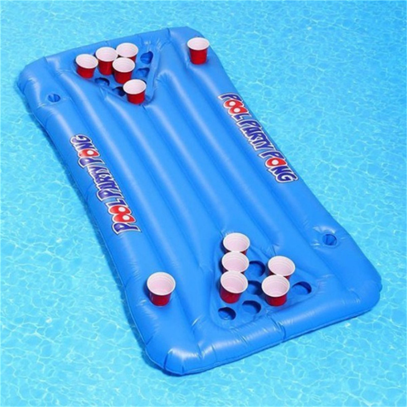 Inflatable Floating Pool Beer Pong Table
