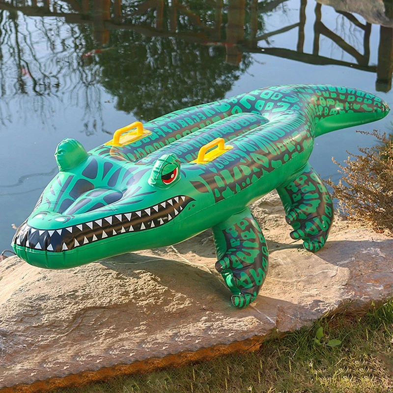 Inflatable Floating Row Children Adults Water Toys Crocodile Shape Simulation Inflatable Animal for Swimming Kids Pool Inflatable Floating Row Children Adults Water Toys Crocodile Shape Simulation Inflatable Animal for Swimming Kids Pool