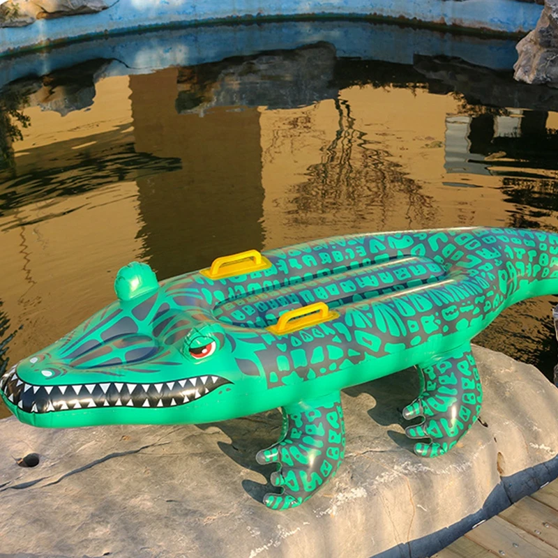 Inflatable Floating Row Children Adults Water Toys Crocodile Shape Simulation Inflatable Animal for Swimming Kids Pool Inflatable Floating Row Children Adults Water Toys Crocodile Shape Simulation Inflatable Animal for Swimming Kids Pool