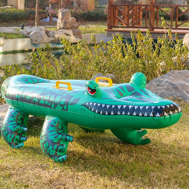 Inflatable Floating Row Children Adults Water Toys Crocodile Shape Simulation Inflatable Animal for Swimming Kids Pool Inflatable Floating Row Children Adults Water Toys Crocodile Shape Simulation Inflatable Animal for Swimming Kids Pool