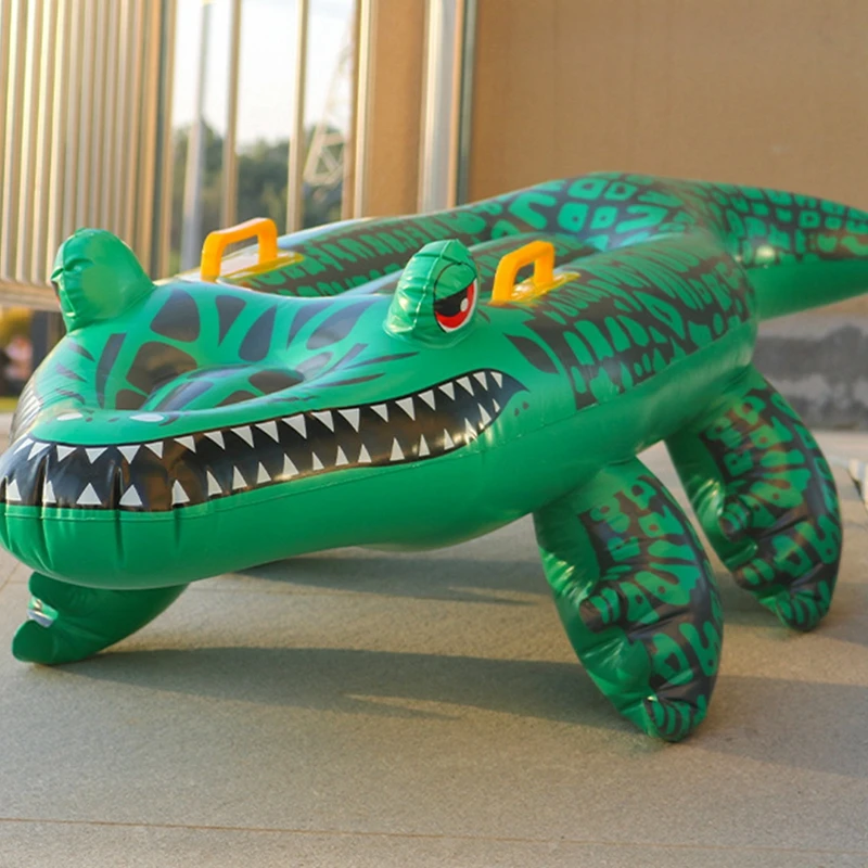 Inflatable Floating Row Children Adults Water Toys Crocodile Shape Simulation Inflatable Animal for Swimming Kids Pool Inflatable Floating Row Children Adults Water Toys Crocodile Shape Simulation Inflatable Animal for Swimming Kids Pool