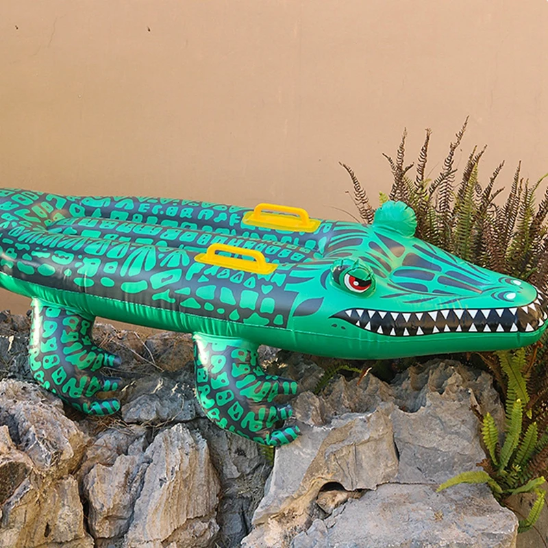 Inflatable Floating Row Children Adults Water Toys Crocodile Shape Simulation Inflatable Animal for Swimming Kids Pool Inflatable Floating Row Children Adults Water Toys Crocodile Shape Simulation Inflatable Animal for Swimming Kids Pool