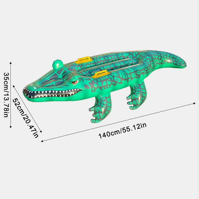 Inflatable Floating Row Children Adults Water Toys Crocodile Shape Simulation Inflatable Animal for Swimming Kids Pool Inflatable Floating Row Children Adults Water Toys Crocodile Shape Simulation Inflatable Animal for Swimming Kids Pool