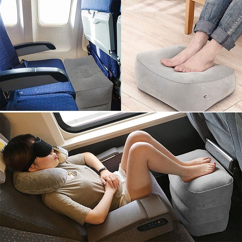 Inflatable Footstool Travel Cushion