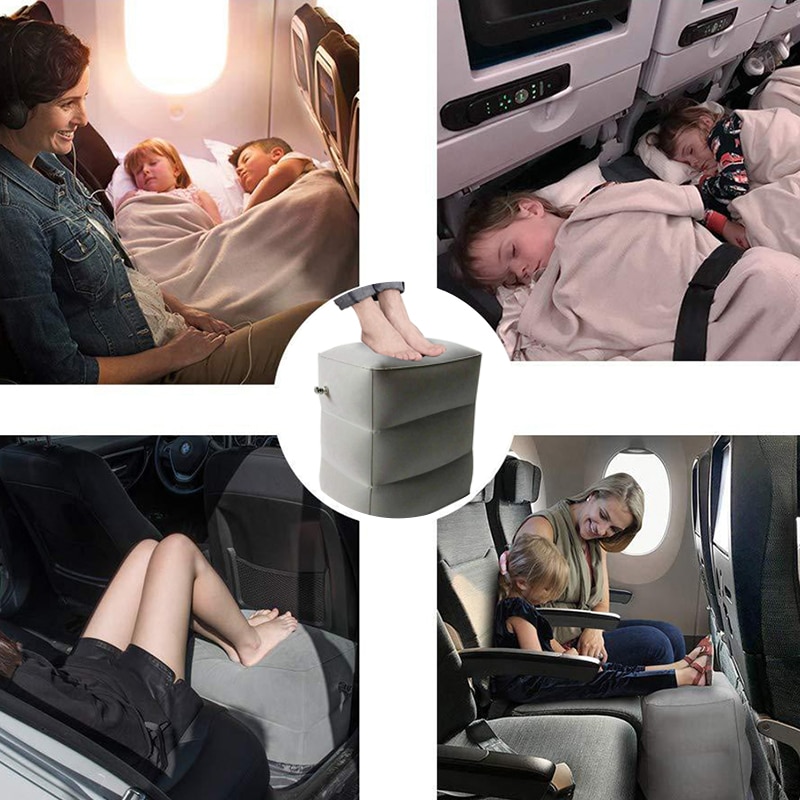 Inflatable Footstool Travel Cushion