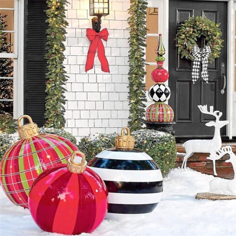 Inflatable Giant Christmas Ball Ornament Inflatable Giant Christmas Ball Ornament