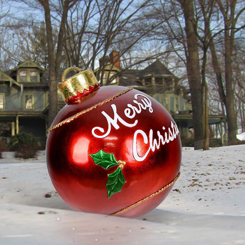 Inflatable Giant Christmas Ball Ornament Inflatable Giant Christmas Ball Ornament