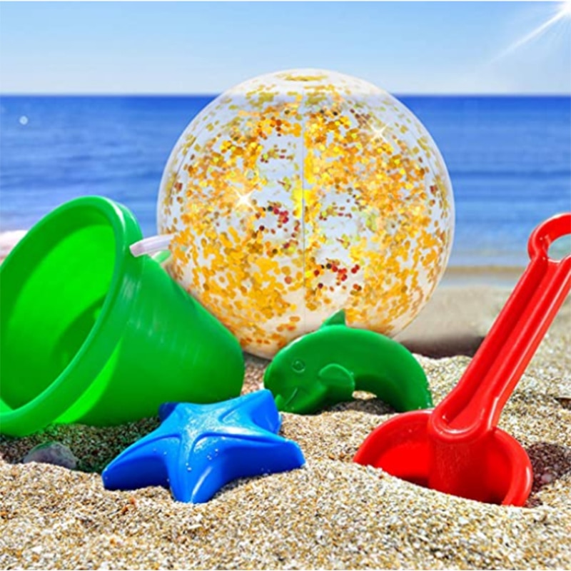 Inflatable Glitter Beach Ball