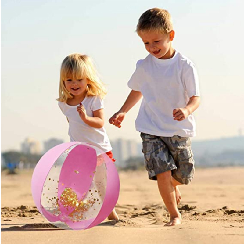 Inflatable Glitter Beach Ball