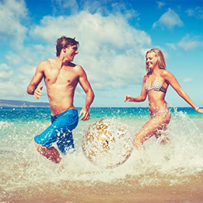 Inflatable Glitter Beach Ball