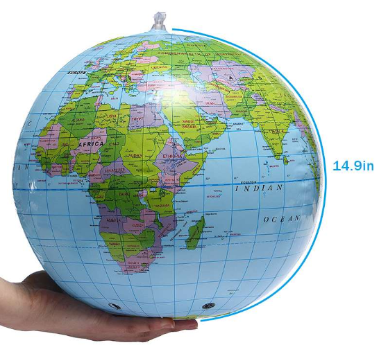 Inflatable Globe Large Ball Toy Inflatable Globe Large Ball Toy