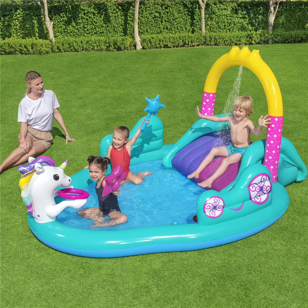 Inflatable Kids Mini Pool with Slide Inflatable Kids Mini Pool with Slide