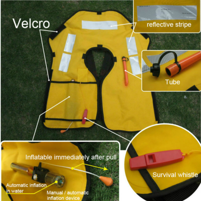 Inflatable Life Jacket and Life Vest