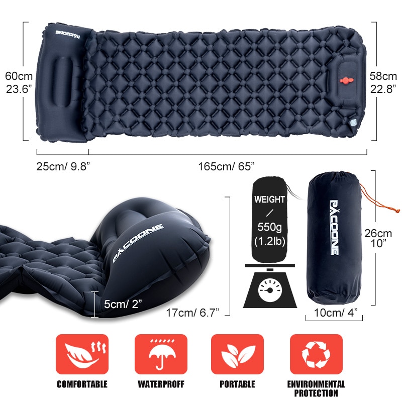 Inflatable Outdoor Sleeping Pad Inflatable Outdoor Sleeping Pad