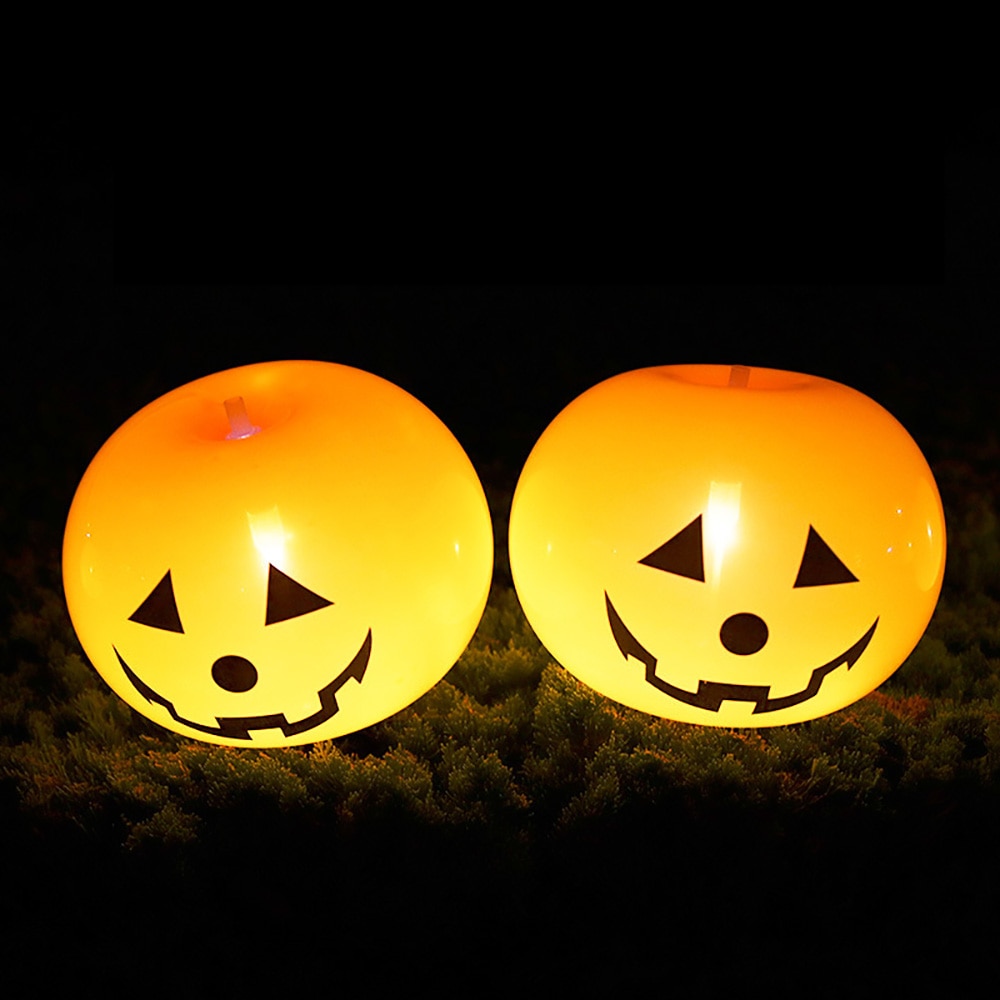 Inflatable Pumpkin Balloon with Light (5 pcs)