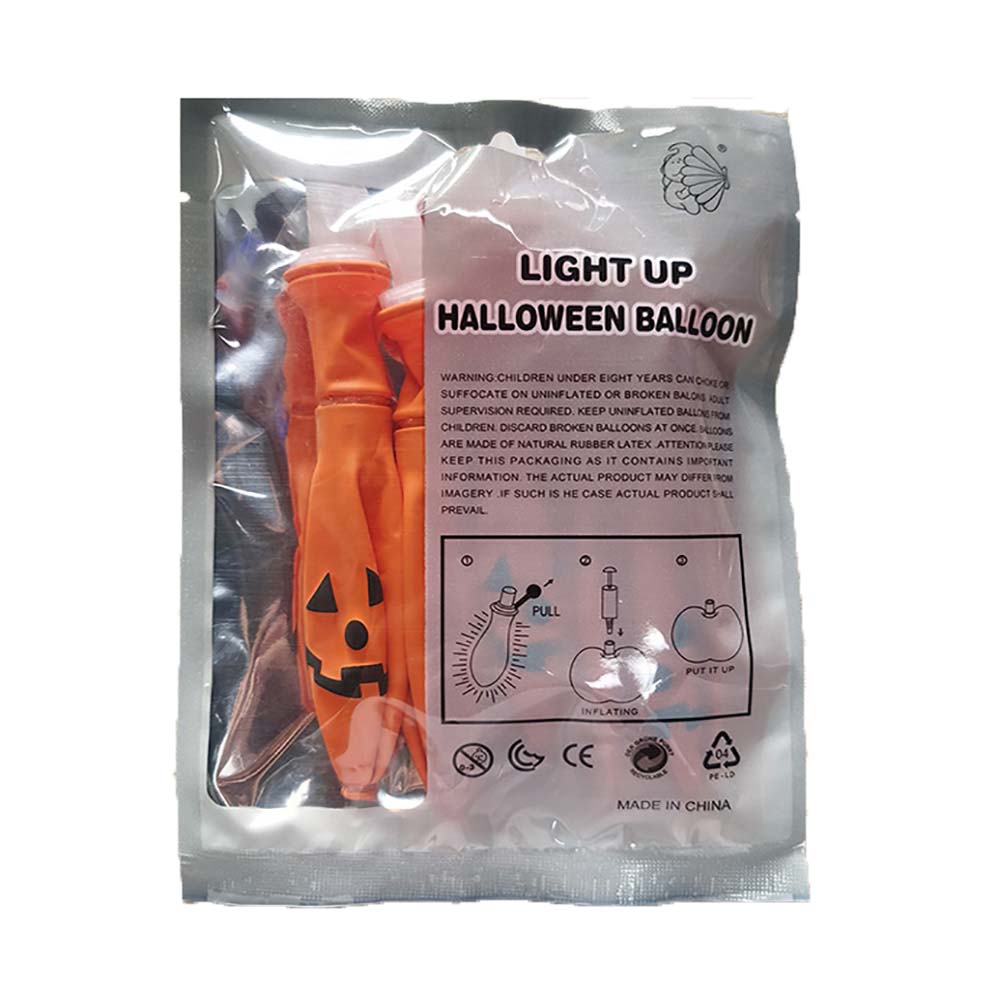 Inflatable Pumpkin Balloon with Light (5 pcs)