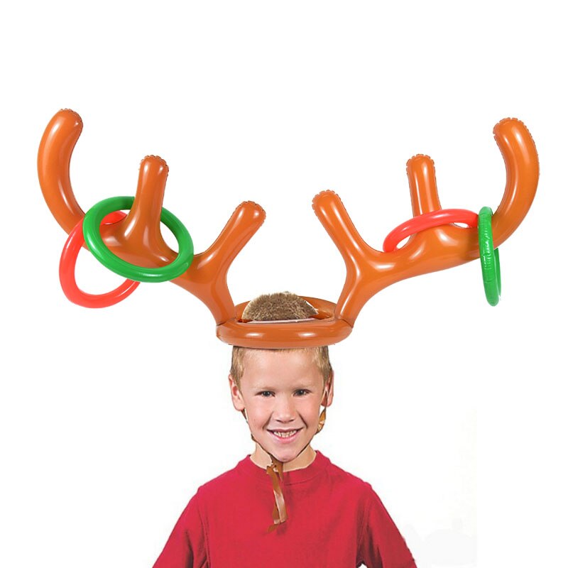Inflatable Reindeer Ring Toss Game