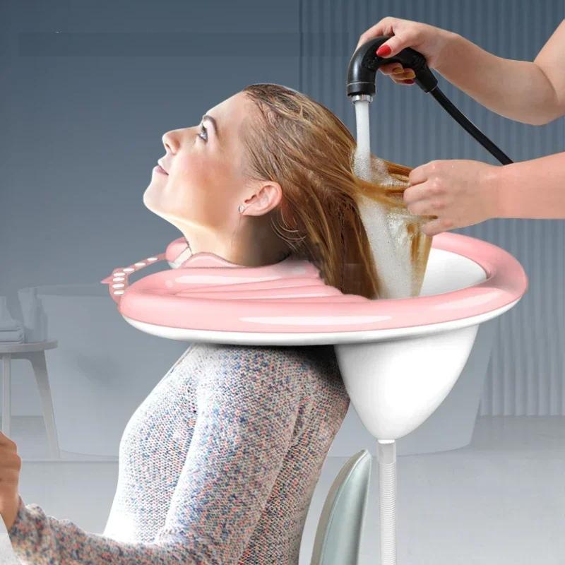 Inflatable Shampoo Basin PVC Foldable Portable Shampoo Pad Spa Tub Deflate Hair Washing Basin for Pregnant Women Elderly Inflatable Shampoo Basin PVC Foldable Portable Shampoo Pad Spa Tub Deflate Hair Washing Basin for Pregnant Women Elderly