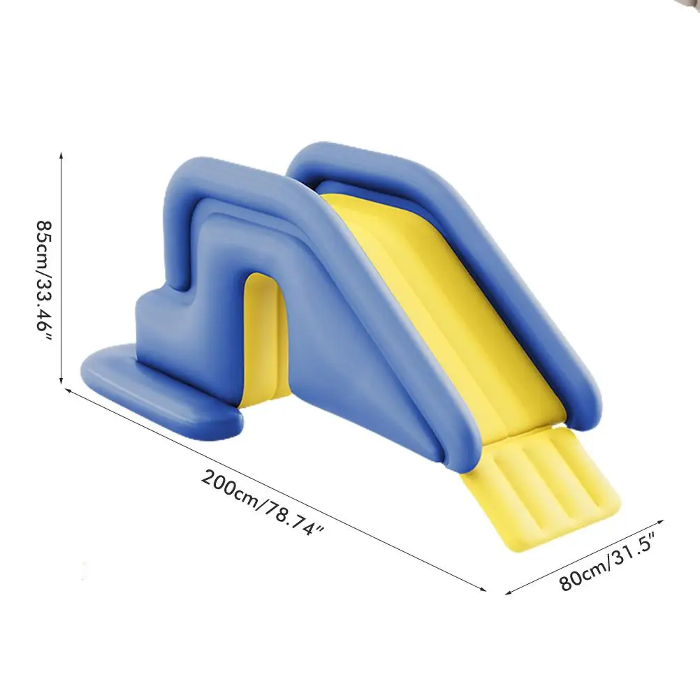 Inflatable Slide Inflatable Slide Compact Inflatable Climbing Wall Slide Park Outdoor Fun for Kids