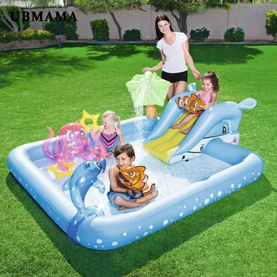 Inflatable Swimming Pool Kid Swim Bath