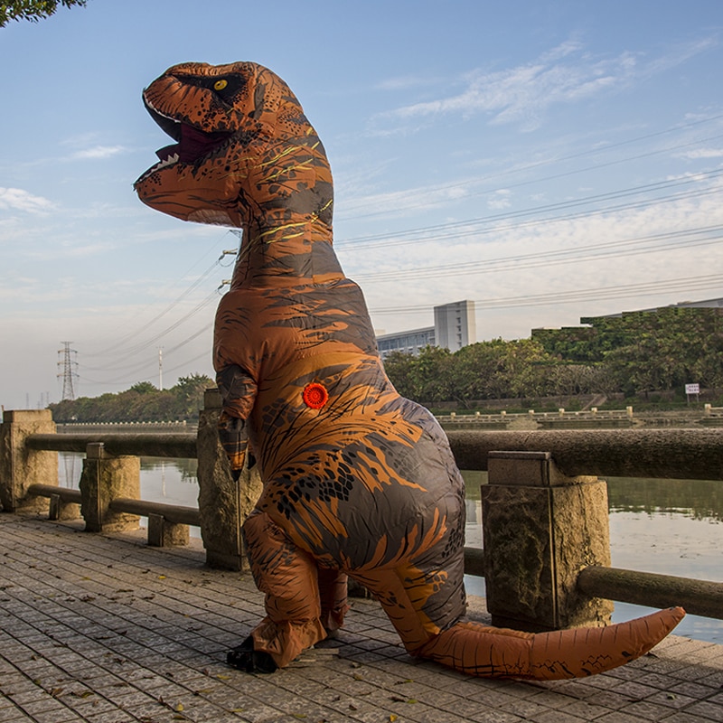Inflatable T Rex Costume for Halloween Party Inflatable T Rex Costume for Halloween Party