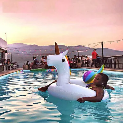 Inflatable Unicorn Swim Ring Inflatable Unicorn Swim Ring