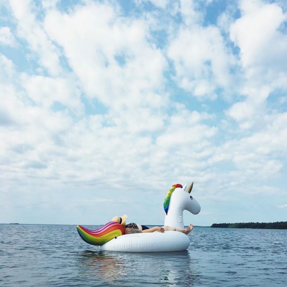 Inflatable Unicorn Swim Ring Inflatable Unicorn Swim Ring