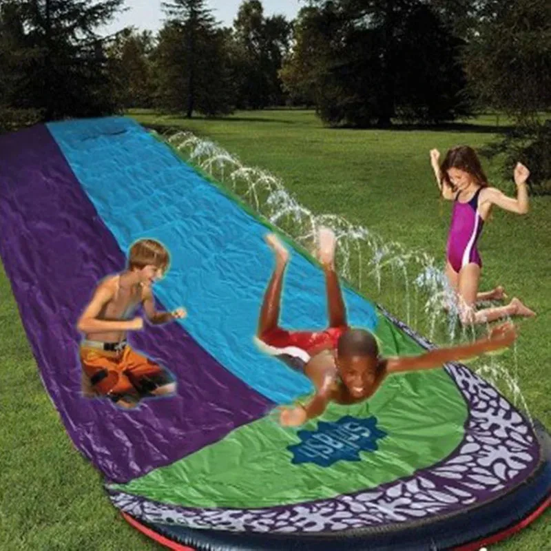 Inflatable Water Slide for Backyard Outdoor Kids Summer Toys Games Sprinkle Water Sliders Children Summer Water Toys