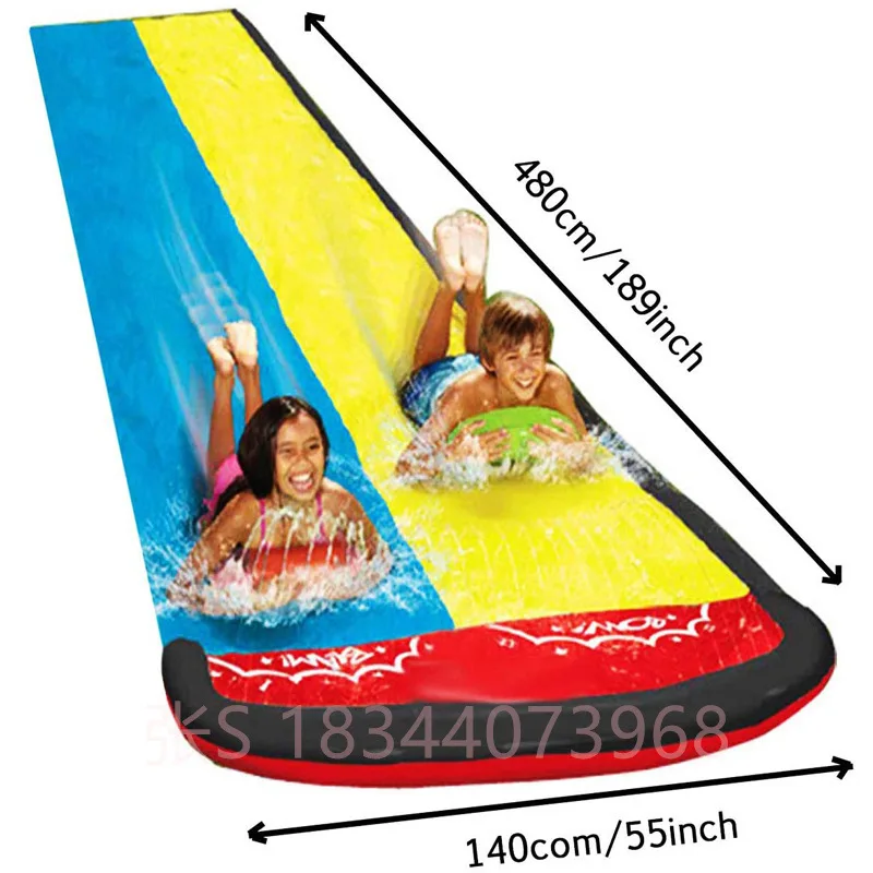 Inflatable Water Slide for Backyard Outdoor Kids Summer Toys Games Sprinkle Water Sliders Children Summer Water Toys