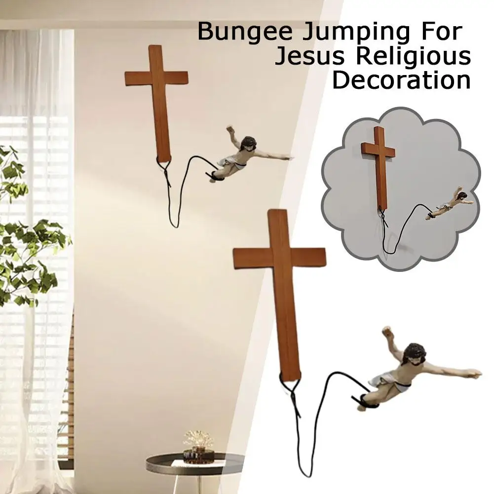 Innovative Decor Bungee Jumping For Jesus Christ Figure Religious Art Pieces Resin Crafts Ffor Home Decor Innovative Decor Bungee Jumping For Jesus Christ Figure Religious Art Pieces Resin Crafts Ffor Home Decor