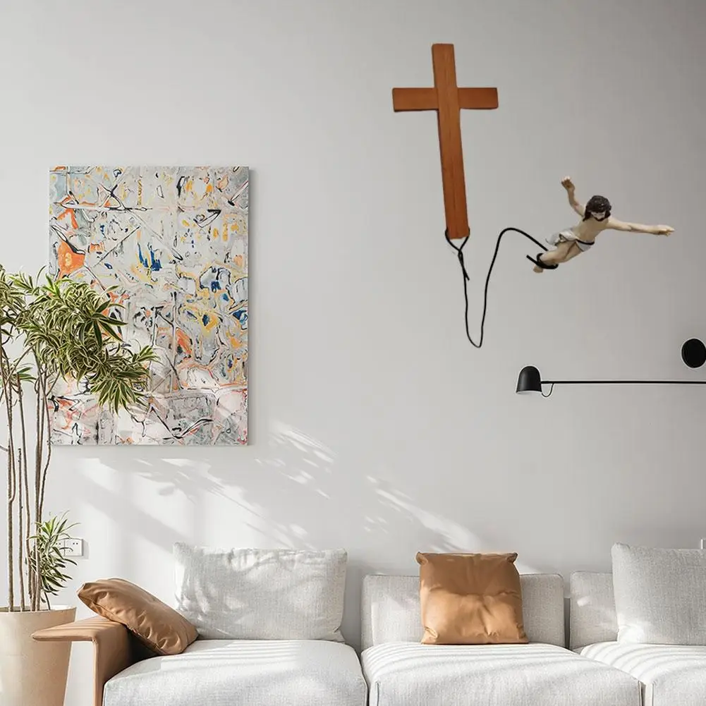 Innovative Decor Bungee Jumping For Jesus Christ Figure Religious Art Pieces Resin Crafts Ffor Home Decor Innovative Decor Bungee Jumping For Jesus Christ Figure Religious Art Pieces Resin Crafts Ffor Home Decor