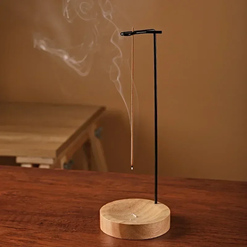 Insence Burner Upside Down Incense Burner Incense Stick Holder Wooden Round Incense Tray Ornament Bedroom Home Yoga Insence Burner Upside Down Incense Burner Incense Stick Holder Wooden Round Incense Tray Ornament Bedroom Home Yoga