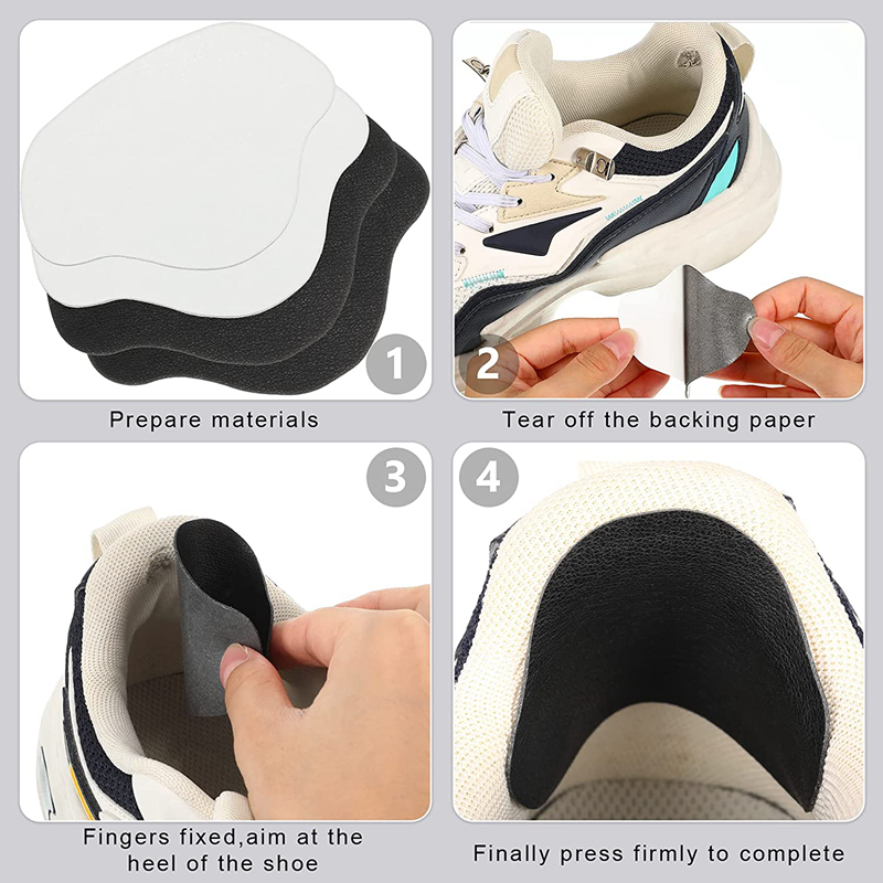 Insoles Heel Repair Subsidy Sticky Shoes Hole In Cobbler Sticker Back Sneaker Lined With Anti-Wear After Heels Stick
