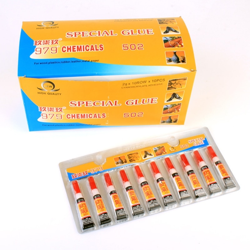 Instant Adhesives 10-PCs Super Glue Instant Adhesives 10-PCs Super Glue