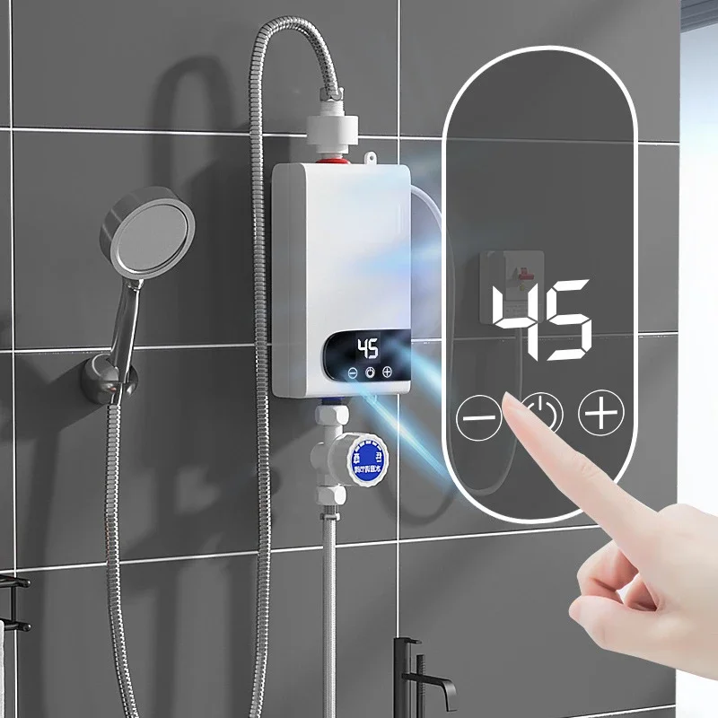 Instant Water Heater Portable Electric Heaters for Bathroom Hot Water Shower and Home Kitchen Heating Instant Water Heater Portable Electric Heaters for Bathroom Hot Water Shower and Home Kitchen Heating