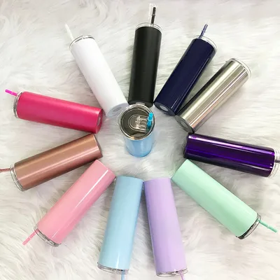 Insulated Coffee Tumbler with Straw
