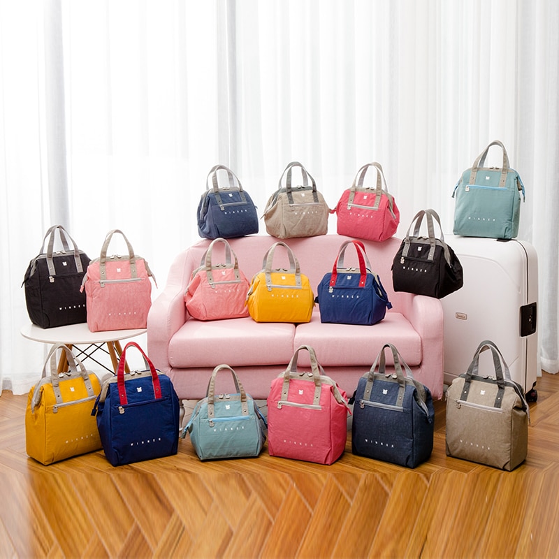Insulated Lunch Tote Bag with Zipper Pocket