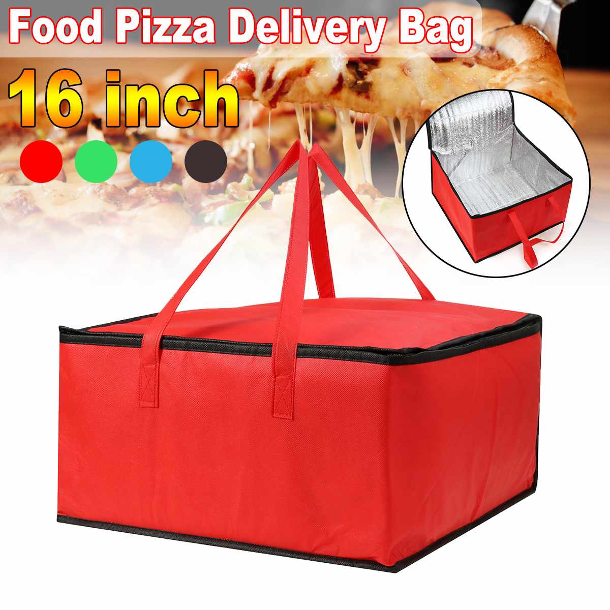 Insulated Pizza Warmer Bag