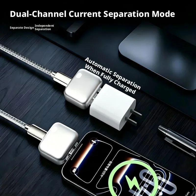 Intelligence Full Charge Separator Protect battery health Overcharge protection Auto power-off Suitable for Type-C Intelligence Full Charge Separator Protect battery health Overcharge protection Auto power-off Suitable for Type-C