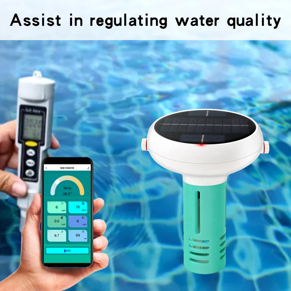 Intelligent Chlorin Meter 7IN1 PH ORP Total Dissolved Solids Salinity Temp CL Test Meter Swimming Pool Water Tester Intelligent Chlorin Meter 7IN1 PH ORP Total Dissolved Solids Salinity Temp CL Test Meter Swimming Pool Water Tester