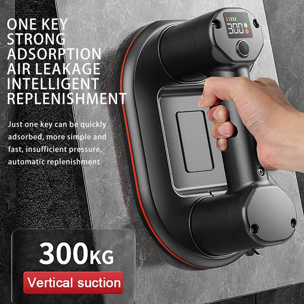 Intelligent Display Industrial Grade Electric Vacuum Suction Cup 300KG Load Heavy Duty Granite Tile Glass Lifter Intelligent Display Industrial Grade Electric Vacuum Suction Cup 300KG Load Heavy Duty Granite Tile Glass Lifter