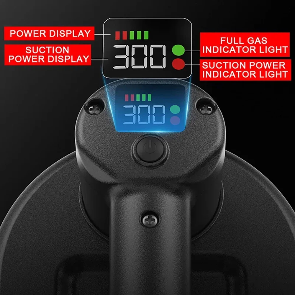 Intelligent Display Industrial Grade Electric Vacuum Suction Cup 300KG Load Heavy Duty Granite Tile Glass Lifter Intelligent Display Industrial Grade Electric Vacuum Suction Cup 300KG Load Heavy Duty Granite Tile Glass Lifter