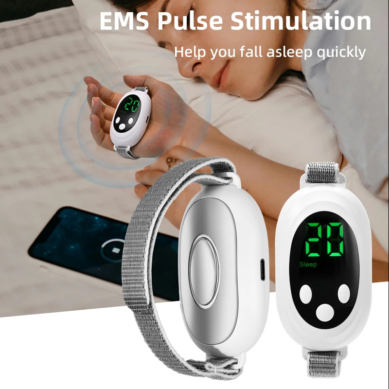 Intelligent Sleep Device with Two Modes and 20 Intensity Levels for Anxiety Relief, Neurological Sleep, and Insomnia