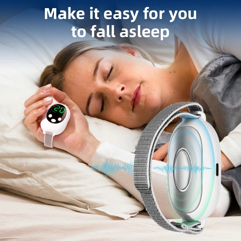 Intelligent Sleep Device with Two Modes and 20 Intensity Levels for Anxiety Relief, Neurological Sleep, and Insomnia