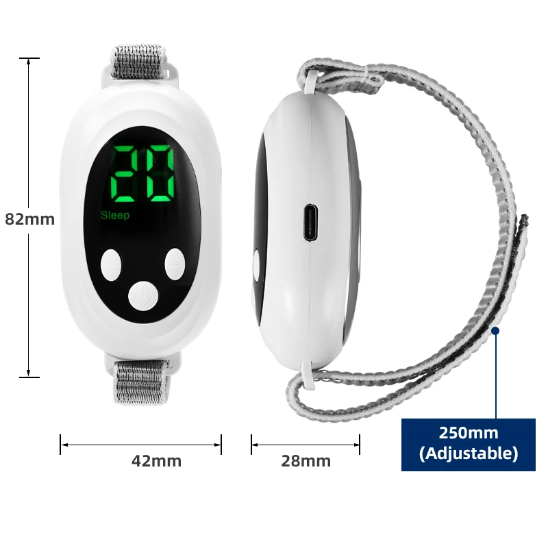 Intelligent Sleep Device with Two Modes and 20 Intensity Levels for Anxiety Relief, Neurological Sleep, and Insomnia