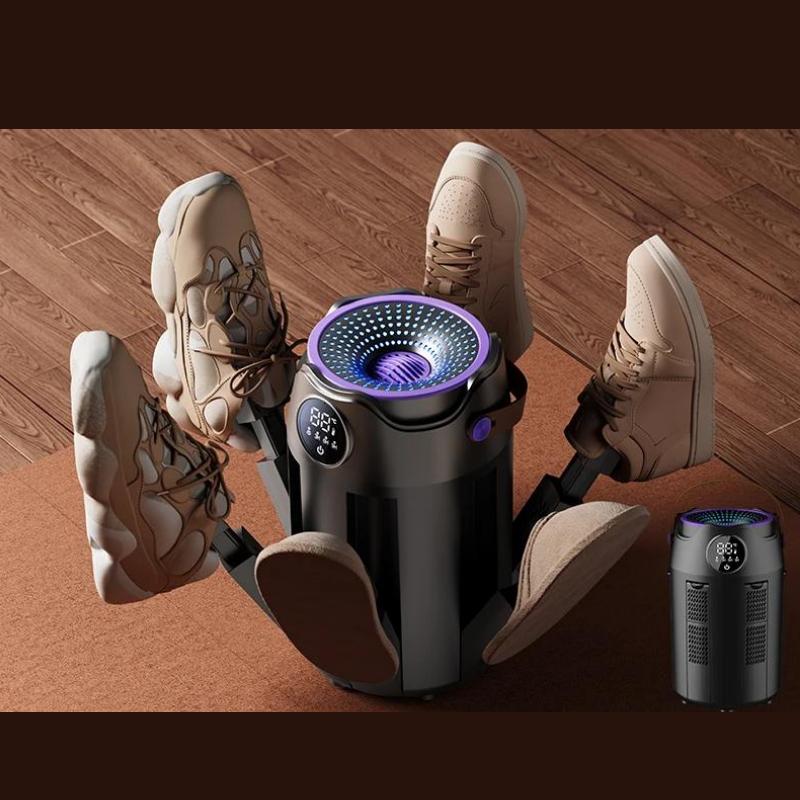 Intelligent Timer Shoe Dryer Household Portable Folding Six Arms Shoe Dryer Quick Drying Deodorizing Sterilizing Shoe