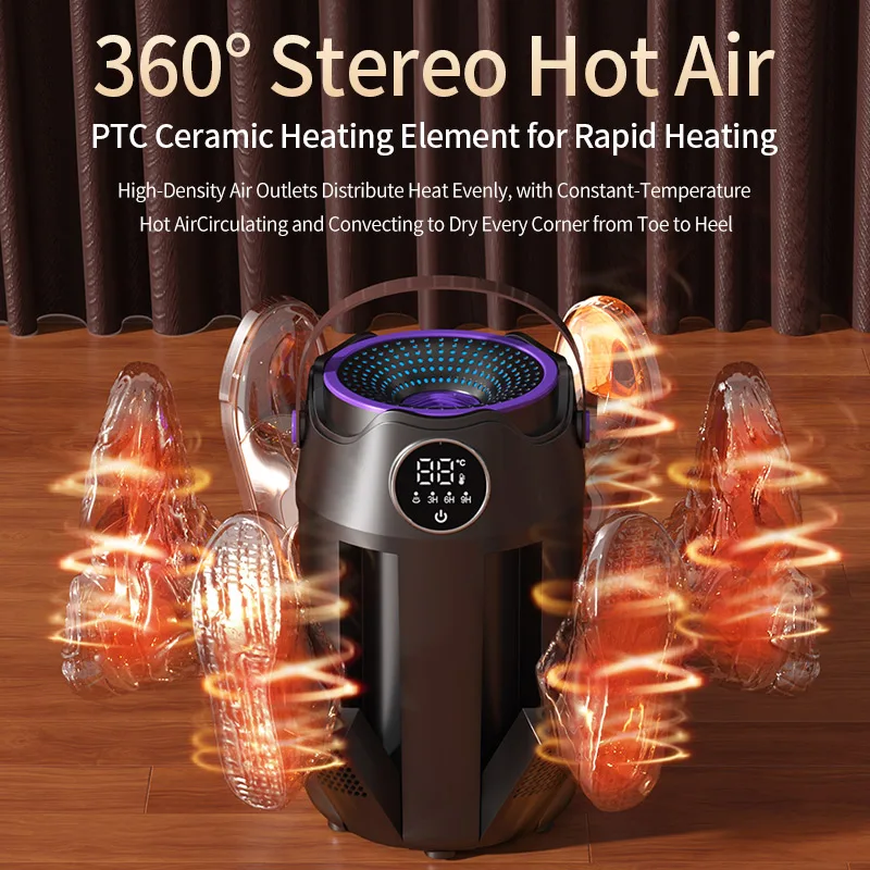 Intelligent Timer Shoe Dryer Household Portable Folding Six Arms Shoe Dryer Quick Drying Deodorizing Sterilizing Shoe Intelligent Timer Shoe Dryer Household Portable Folding Six Arms Shoe Dryer Quick Drying Deodorizing Sterilizing Shoe