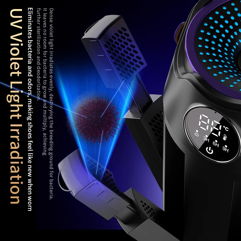 Intelligent Timer Shoe Dryer Household Portable Folding Six Arms Shoe Dryer Quick Drying Deodorizing Sterilizing Shoe Intelligent Timer Shoe Dryer Household Portable Folding Six Arms Shoe Dryer Quick Drying Deodorizing Sterilizing Shoe